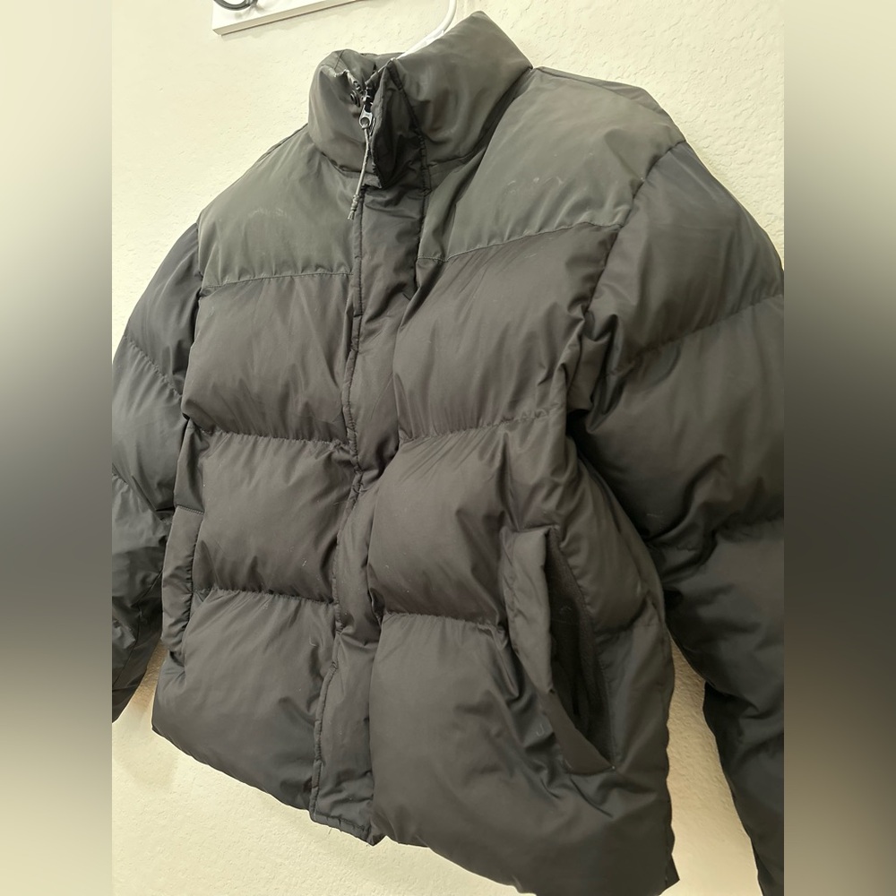 Fabletics Black Reflective Puffer Jacket Women’s … - image 4